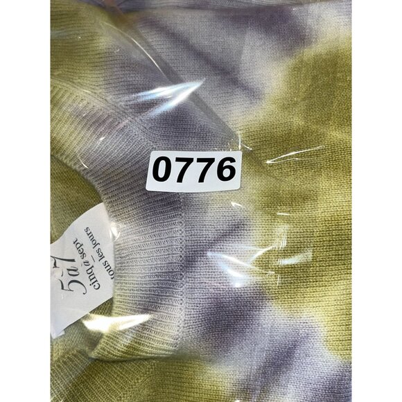 Cinq A Sept Jadie Pullover Cashmere Wool Lilac & Smoke & Honey Drew Womens S - Picture 10 of 10